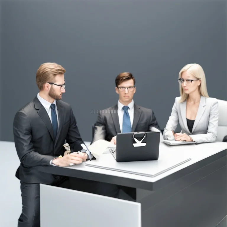 Lawyers reviewing corporate documents