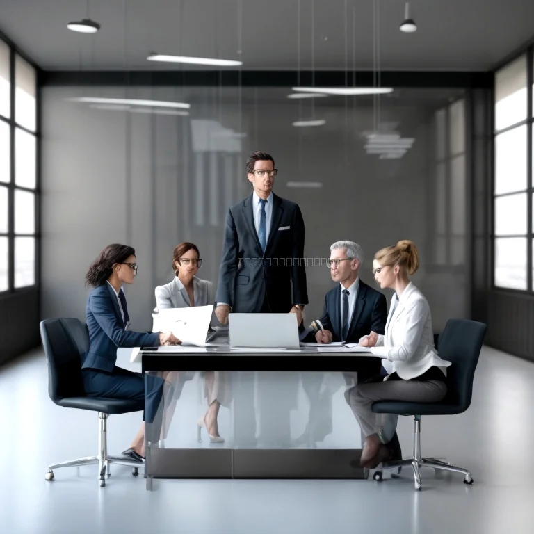 Business legal consultation in office setting